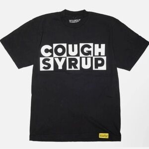 A Awful Lot of Cough Syrup CARTOON NETWORK Black T-Shirt Size XL